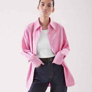 COS Oversized Pink Button Down Shirt | NWT | Size 2